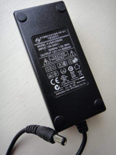 New FJ-SW1280d030 12V 5A Switching AC ADAPTER POWER SUPPLY 5.5mm*2.1mm